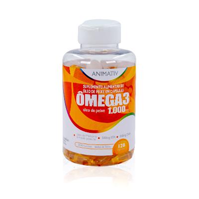 Suplemento Omega 3 1000Mg Animativ 120 Cápsulas